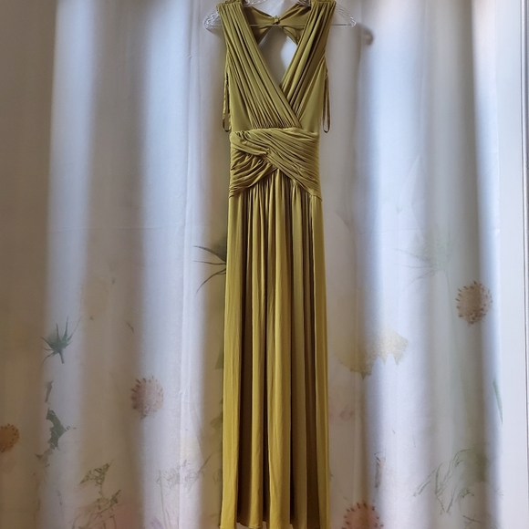 BCBG Max Azria KAEYA DRAPED EVENING GOWN  - Picture 4 of 15